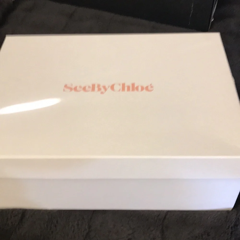 See By Chloe black patent leather rain boots New in box - Picture 9 of 9